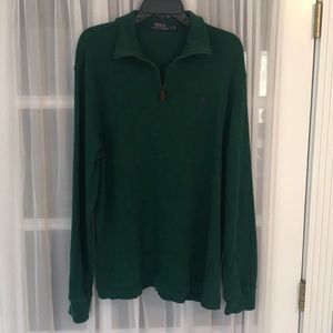 Ralph Lauren Polo Quarter ZIP Sweater—Large